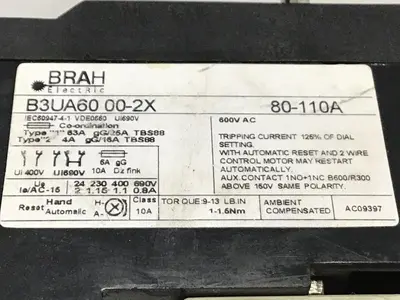 USED BRAH B3UA60 00-2X