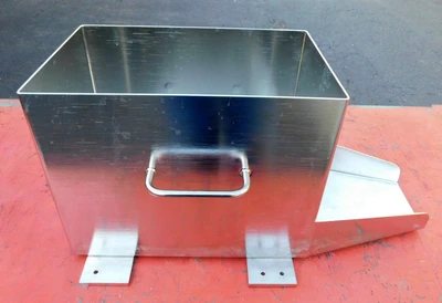 USED SANITARY BULK HOPPER .9 CU/FT