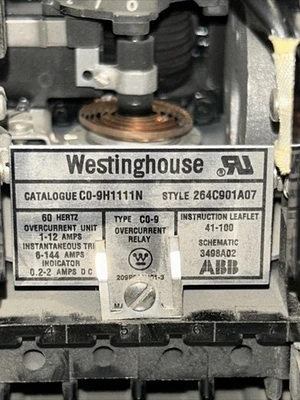 USED Westinghouse CO-9H1111N