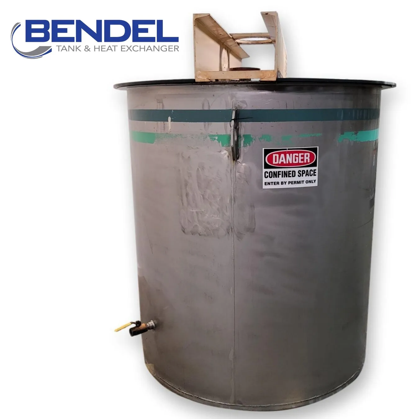 Used 550 Gallon (2,000 Liter) Bendel Stainless Steel Liquid Mix Tank
