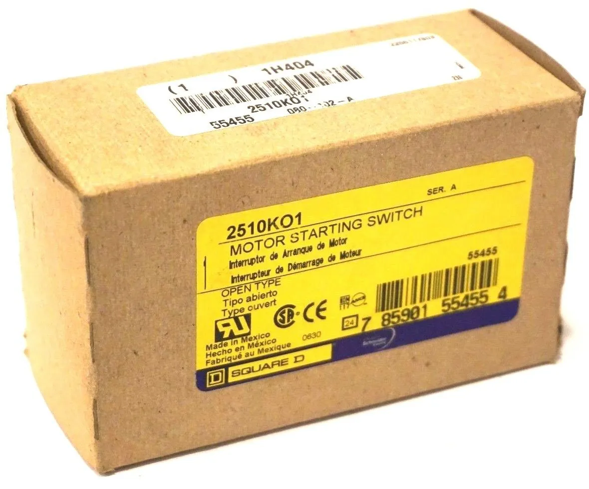 NEW SQUARE D 2510KO1 MOTOR STARTING SWITCH