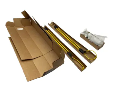 USED BANNER SAFETY LIGHT CURTAIN EMITTER & RECEIVER PAIR TYPE 4 83749