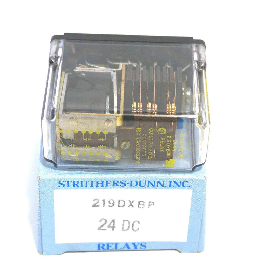 NEW STRUTHERS DUNN 219DXBP-24DC RELAY 219DXBP24DC