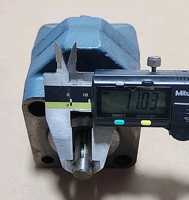 *NEW SURPLUS* Unbranded DM1A X6 Hydraulic Gear Pump 11mm Shaft 🇺🇸 + Warranty!