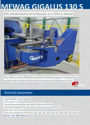 USED 2014 MEWAG GIGALUS 130 S