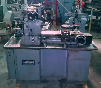 Hardinge Model HC Super Precision Lathe with Threading Attachment