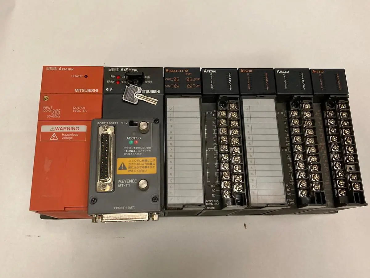 USED MITSUBISHI A1S61PN A1SHCPU A1S64TCTT-S1 A1SX80 A1SY10