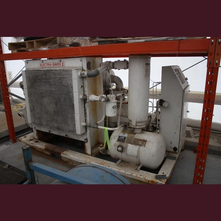 Used GARDNER DENVER ELECTRA-SAVER II ST100 Rotary Screw & Sliding Vane Air Compressors British Columbia CA | Savona Equipment LTD #1167497
