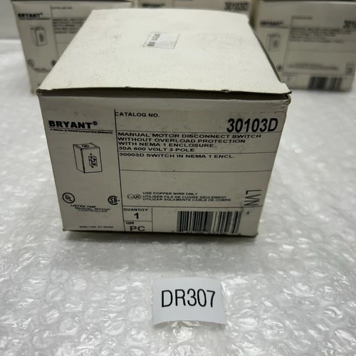 NEW Bryant 30103D