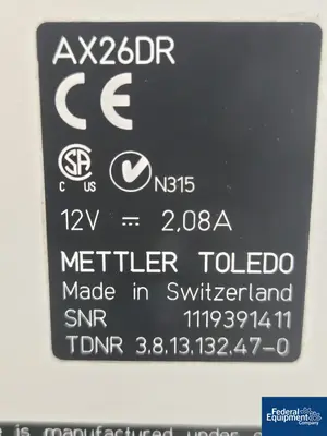 USED Mettler Toledo Mettler Toledo Laboratory Analytical Balance, Model AX26DR