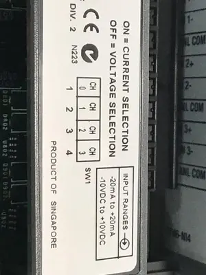 USED ALLEN BRADLEY 1746-NI4 SER B