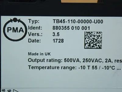 New | in-Stock PMA TB4511000000U00 Temperature Controls Ohio US | HGR 24 #802096