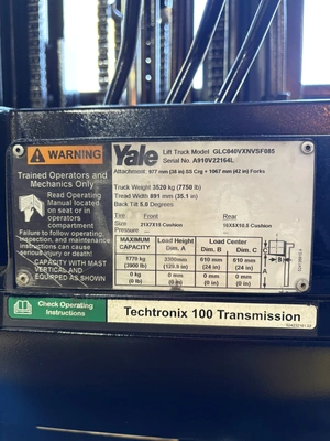 Used 2013 YALE GLC040VX Misc Forklifts Wisconsin US | Forklifttrader.com #1511134