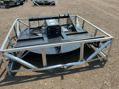 New JCT 72” Brush Mower Skid Steer Attachment, hydraulic driven with hoses and quick coupler fitting...