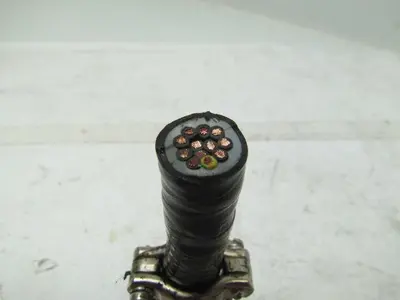 AERO MS3476L18-8S 8 Pin Female Round Connector W/Clamp USED