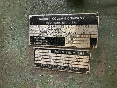 BARBER COLMAN 14-15 GEAR HOBBERS | Piselli Enterprises (5)