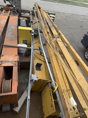 5 TON R&M MATERIAL HANDLING SPACE MASTER II HOIST W/ A FRAME GANTRY CRANE: YOBRO #24621