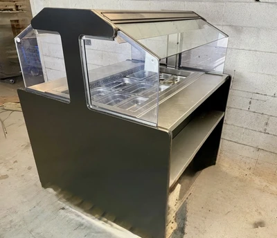1-0669 Atlantic Food Bars 4 Foot Self Contained Salad Bar