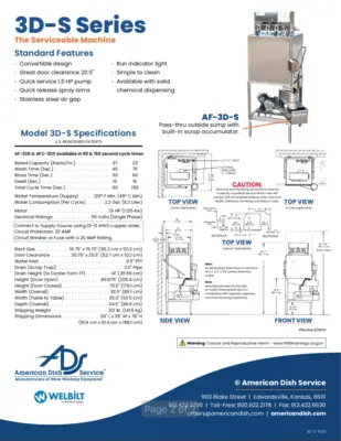 Used AMERICAN DISH SERVICE _UNKNOWN_ Utensil Washers Pennsylvania US | MS Restaurant and Equipment Sales #1233487