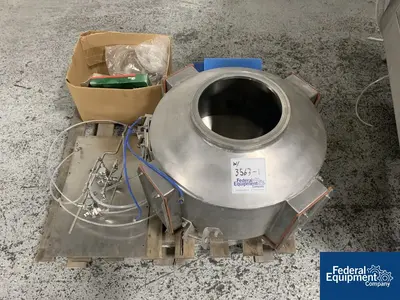 USED Vector 48/60 Vector Hi-Coater Coating Pan, Model HCT-48/60, S/S