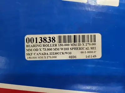 NEW SKF 22230 CCK/W33