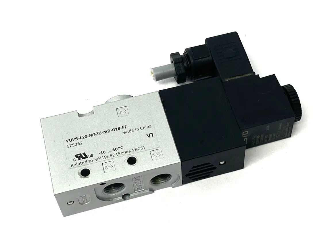 Used Festo Spring Return Solenoid Valve 3/2-Way Open, 575262 Solenoid Valves Michigan US | Maverick Industrial Sales #1398283