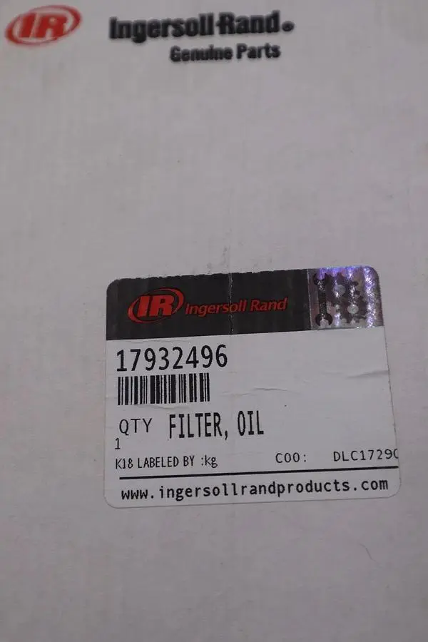 17932496 OIL FILTER INGERSOLL RAND NEW IN BOX STOCK 4427