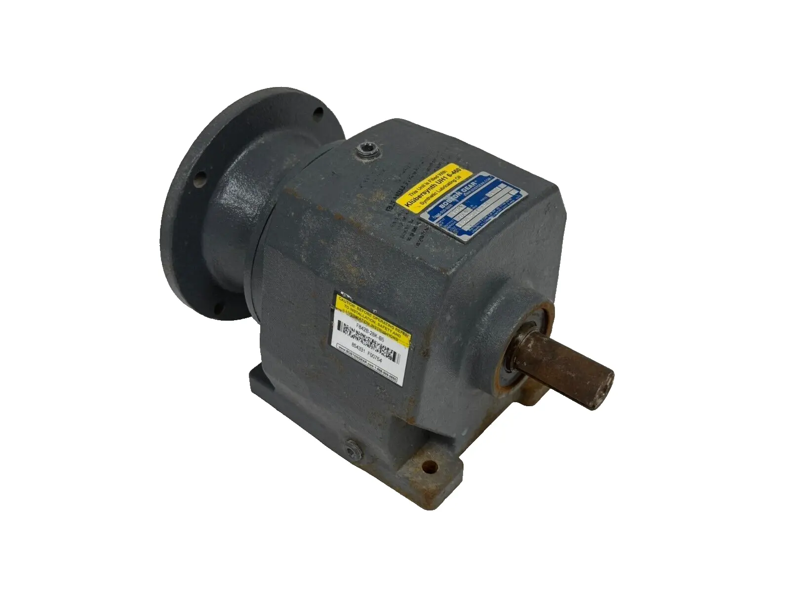 NEW BOSTON GEAR F842B-28K-B5 SPEED REDUCER RATIO: 28.78