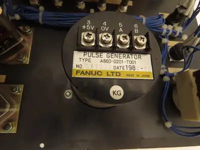 Fanuc A13L-0040-C200 CNC Spindle Operator Control with Panel Pulse Generator