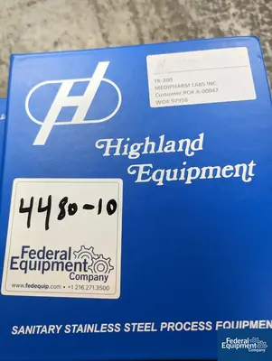 USED Highland 240 Liter Highland Receiver Tank, 316 S/S, 14.9#