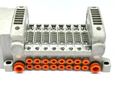 VV5QC11-08N3FD0-5 | SMC  D-Sub Pneumatic Manifold 8-Slot - Used