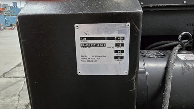 9" x 24" Rapid F-24 Granulator, 15HP AC Motor