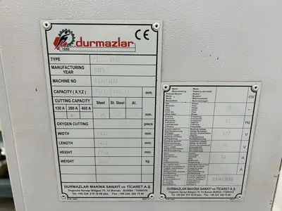 Used 2013 DURMA PL-C 1530 Plasma Cutters Georgia US | The Equipment Hub #886917