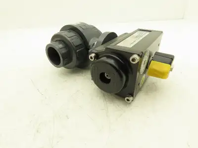Tri-Matic AG 1701915 Double Acting Pneumatic Actuator With 1" PVC Glue in Valve