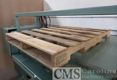 USED CUSTOM BUILT 60" PALLET BAND SAW DISMANTLER