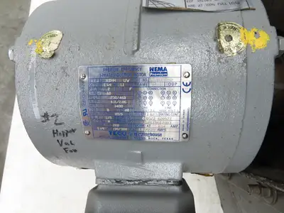 ILG 75-17 High Pressure Blower 1.5Hp Backward Incline IN 5" Out 3.5" Square