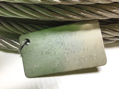 Sling 1055255 Wire Rope Cable Hoist 3/8″ x 80 Stainless Steel
