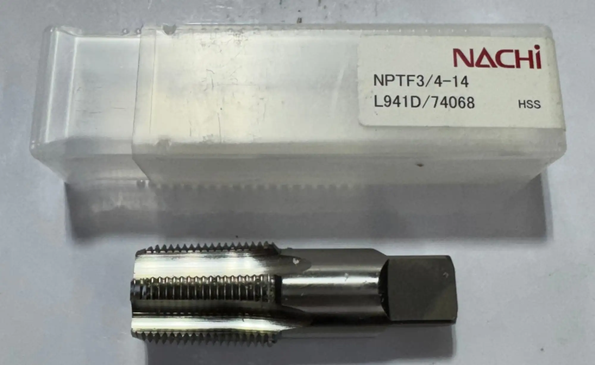 Nachi 3/4"-14 NPTF HSS Taper Pipe Tap 5 Flute