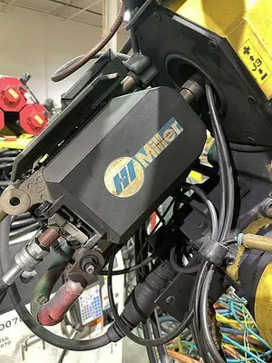 Used GENESIS SYSTEMS GROUP FANUC ARC MATE 100IC DUAL ARM WELD CELL WITH 60" DIAMETER INDEX TABLE R30IA CONTROLLER YR. 2012 Robotic Welding Cells | Harbor Machinery Inc. #1283362
