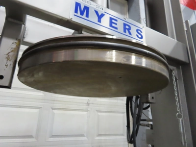 Myers Engineering 40 gallon Hydraulic Ram Tank Discharge Press, RAM-449