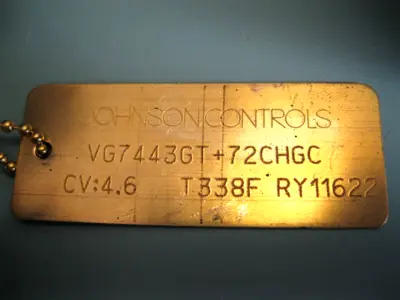 NEW Johnson Controls VG7443GT