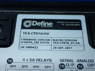 USED DEFINE TEXCTR10