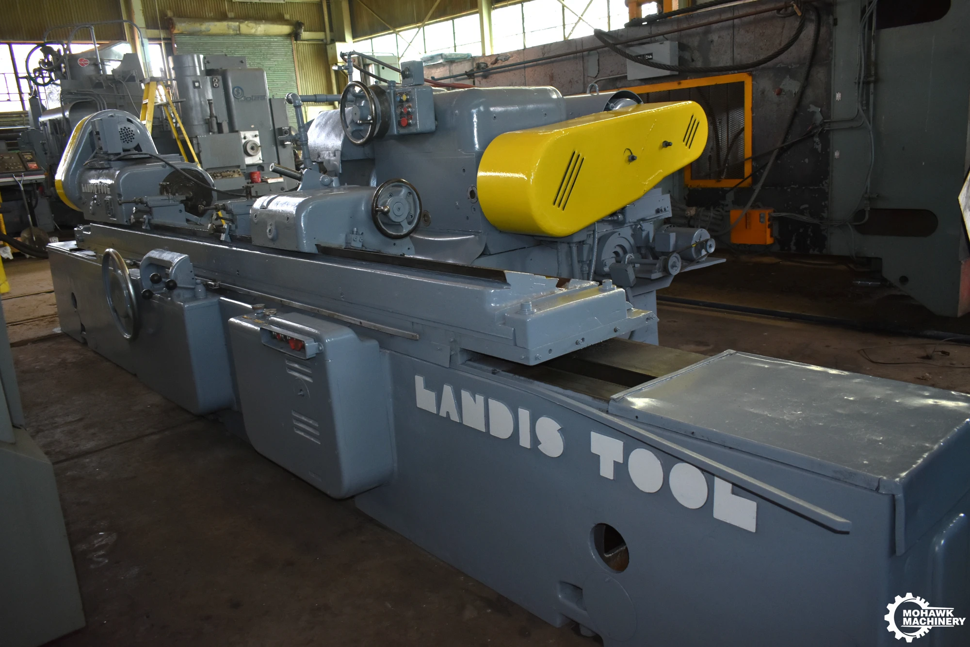 14" x 96" LANDIS "F" HEAVY-DUTY PLAIN HYDRAULIC CYLINDRICAL GRINDER w/WHEEL DRESSER & FOLLOW RESTS