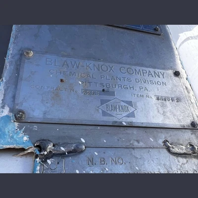 2,200 Gallon SS Jacketed Pressure Mix Tank with 7.5HP Agitator