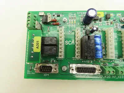 SCA Schucker SYS3000-200 REV.D 0165.2005 Relay Control Module Circuit Board A300