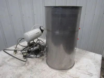 12-1/2" Stainless Steel Dust Collector Air Powered Blow Down Jet Filter Cleaner