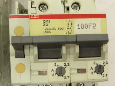 ABB QM2 Circuit Breaker 230/400V 50KA 10-45A  2 Pole Lot Of 6