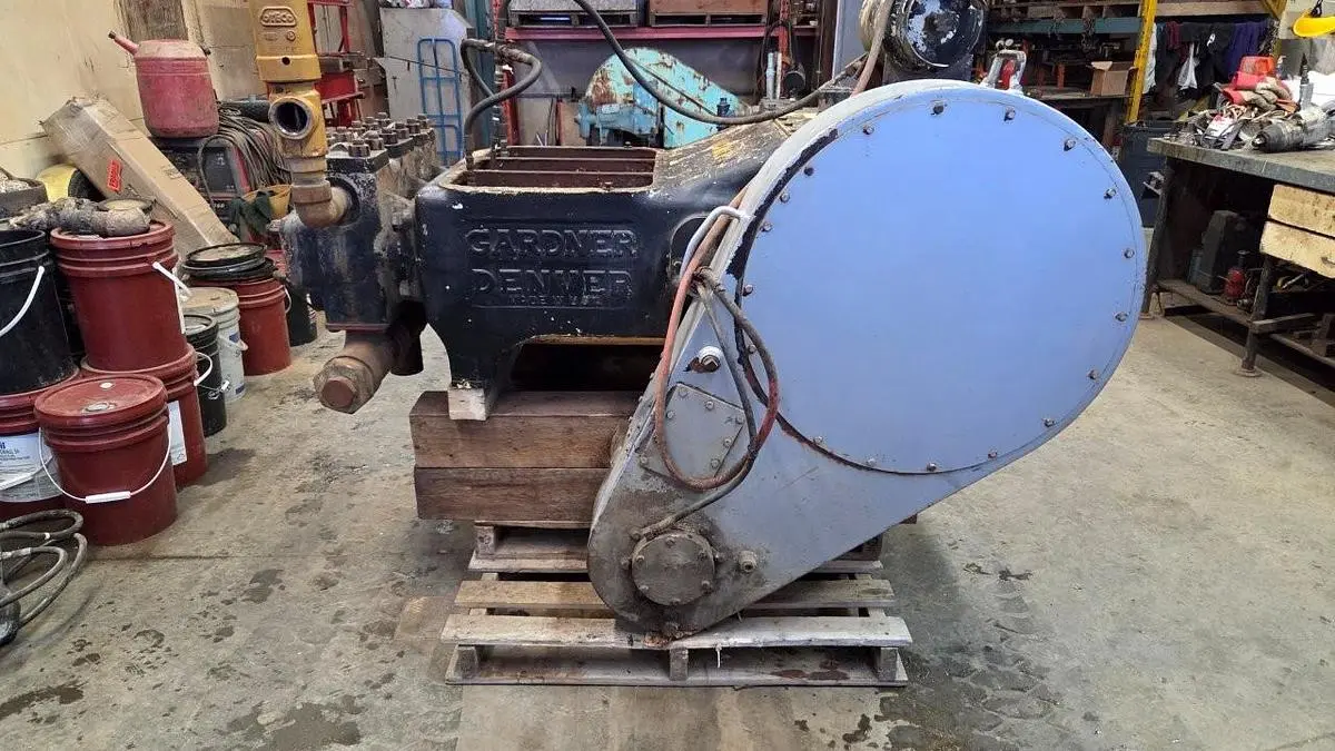 USED GARDNER DENVER TEEF 3X5 TRIPLEX PUMP