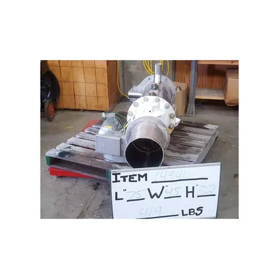 Used 10x12 Semco Rotary Airlock valve with Dual Shaft Agitated lump breaker