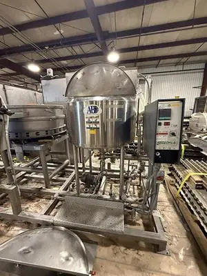 AB Process 150 Gallon SS jacketed and Mixing Kettle